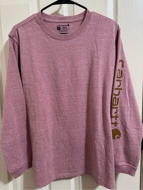Carhartt Women’s Pink Long Sleeve Tee